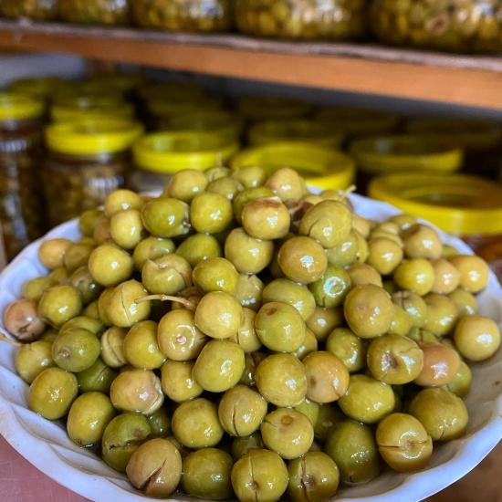 YENİ MAHSÜL Halhalı (Topakaşı) Kırma Yeşil  Minik Yavru Zeytin   2KG