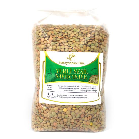 Yerli Yeşil Mercimek 1 Kg