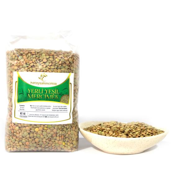 Yerli Yeşil Mercimek 1 Kg
