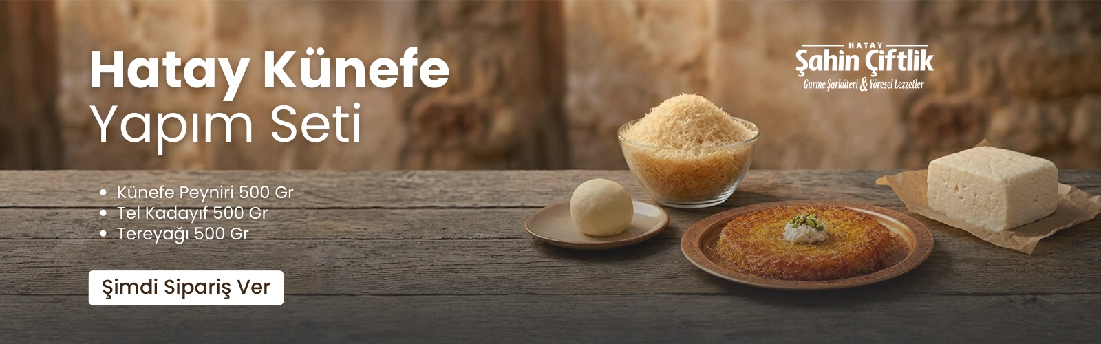 Hatay Künefe Yapım Seti 